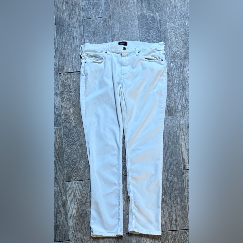 Paige Lennox White Jeans 36